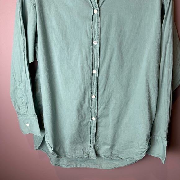 J Crew Relaxed Fit garment-dyed lightweight cotton poplin shirt AY728 - Picture 5 of 11